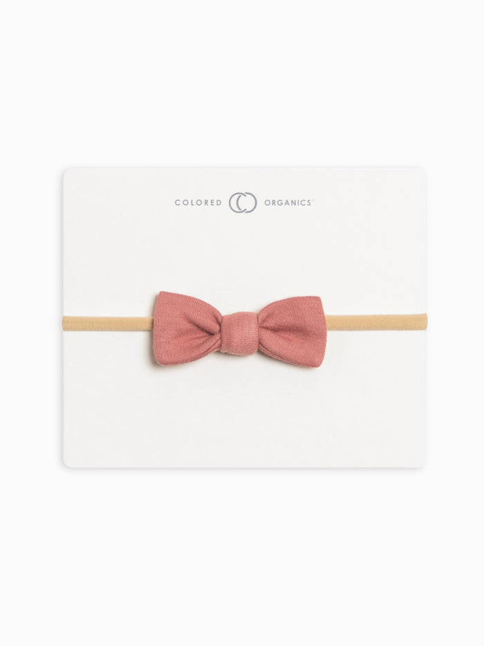 Cotton Dainty Bow - Berry