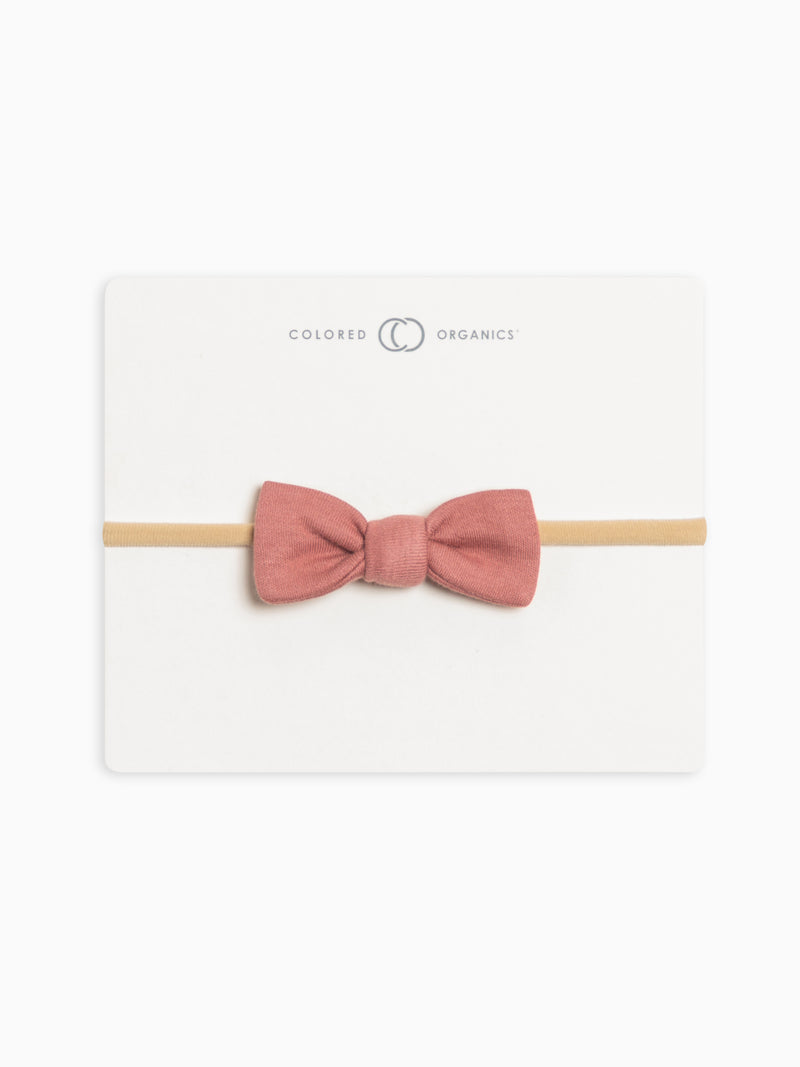 Cotton Dainty Bow - Berry